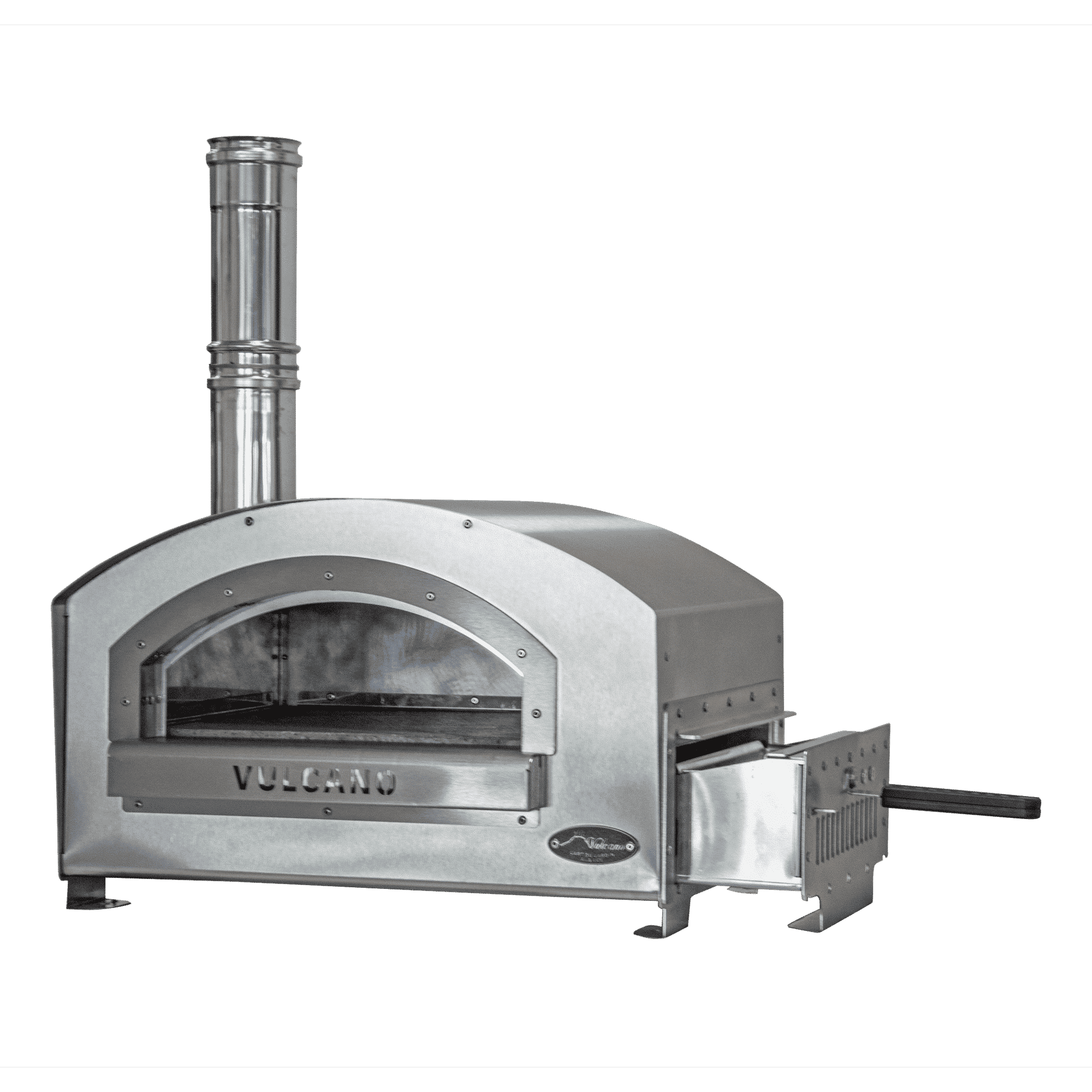 Portable wood-fired pizza oven