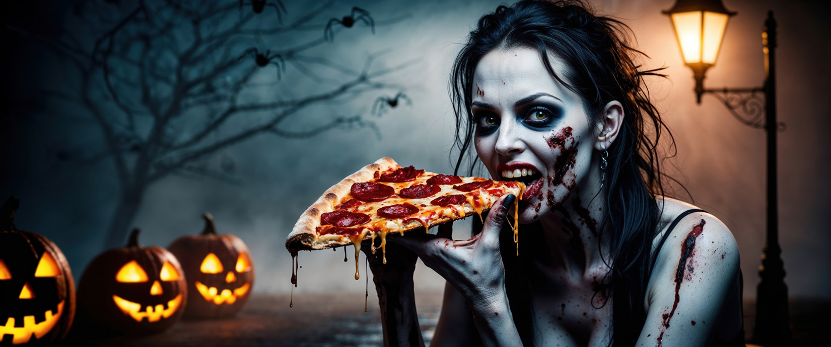 Pizza d'halloween